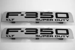 F350 XLT Fender Emblem Set 2008 2009 2010 - FordPartsOne