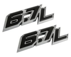 2017 FORD F250 SUPER DUTY 67L DOOR EMBLEM SET Image