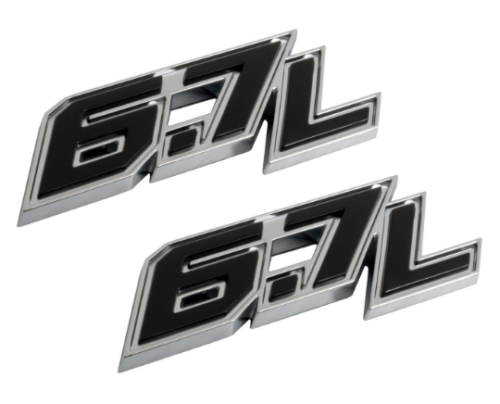 2017 FORD F350 SUPER DUTY 67L DOOR EMBLEM SET Image