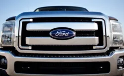 F250 F350 F450 F550 Blue Oval Grille Emblem 2011 2012 2013 2014 2015 2016 - FordPartsOne