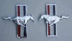 Mustang Pony Package Fender Emblem Set
