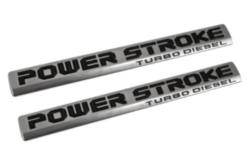 2018 Ford F250 Super Duty Power Stroke Door Emblem Set