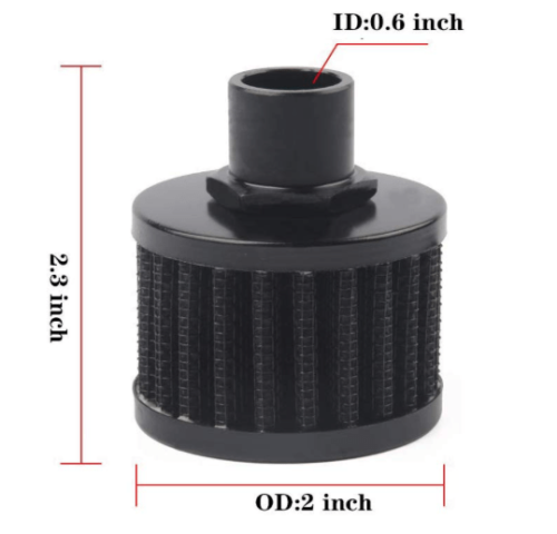 CCV Open Breather Kit Alt Image Side - FordPartsOne