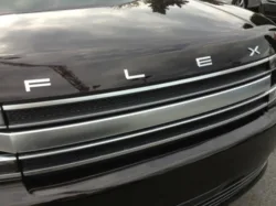 Genuine Ford FLEX Titanium Silver Hood Letter Kit 2009 2010 2011 2012 2013